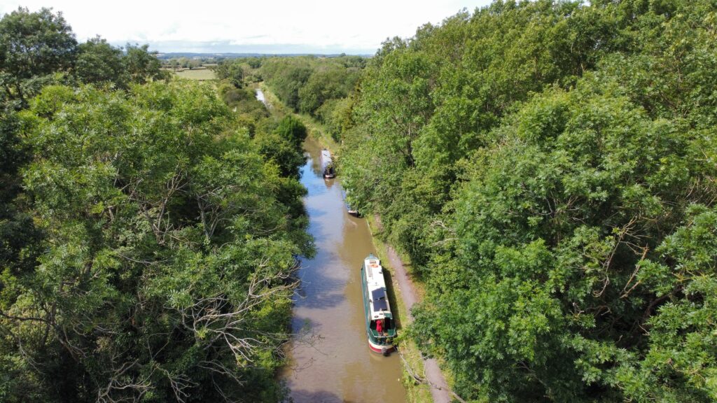 Views of Canal Boats on the Stratford Canal