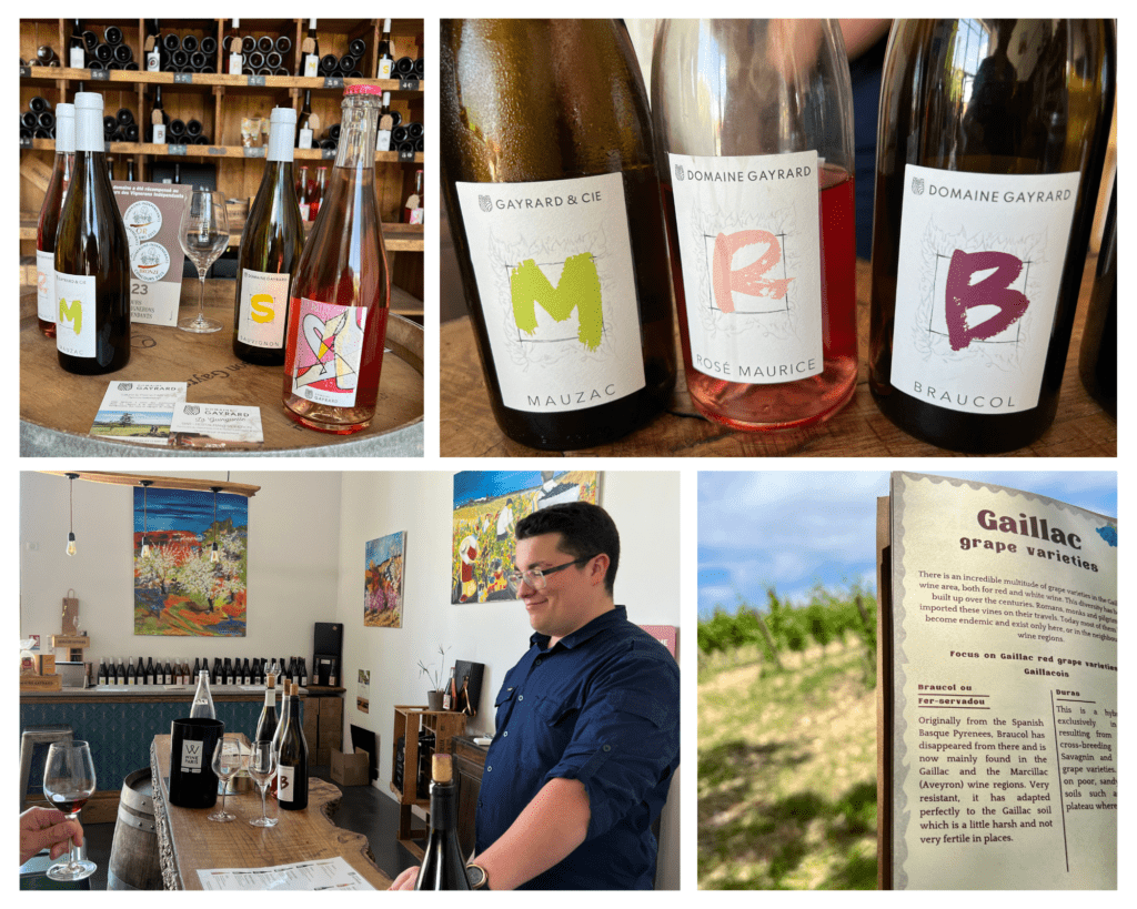 Winetasting at Domaine Gayrard