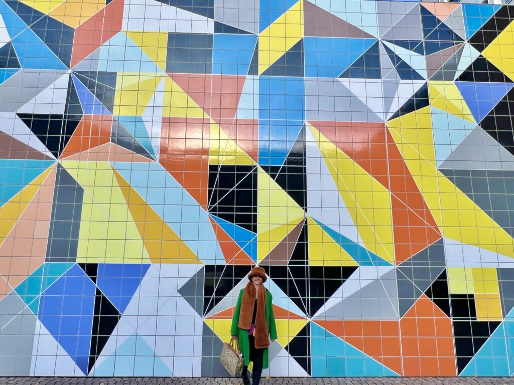 Mural Wall outside K20 Kunstsammlung Nordrheim-Westfalen
