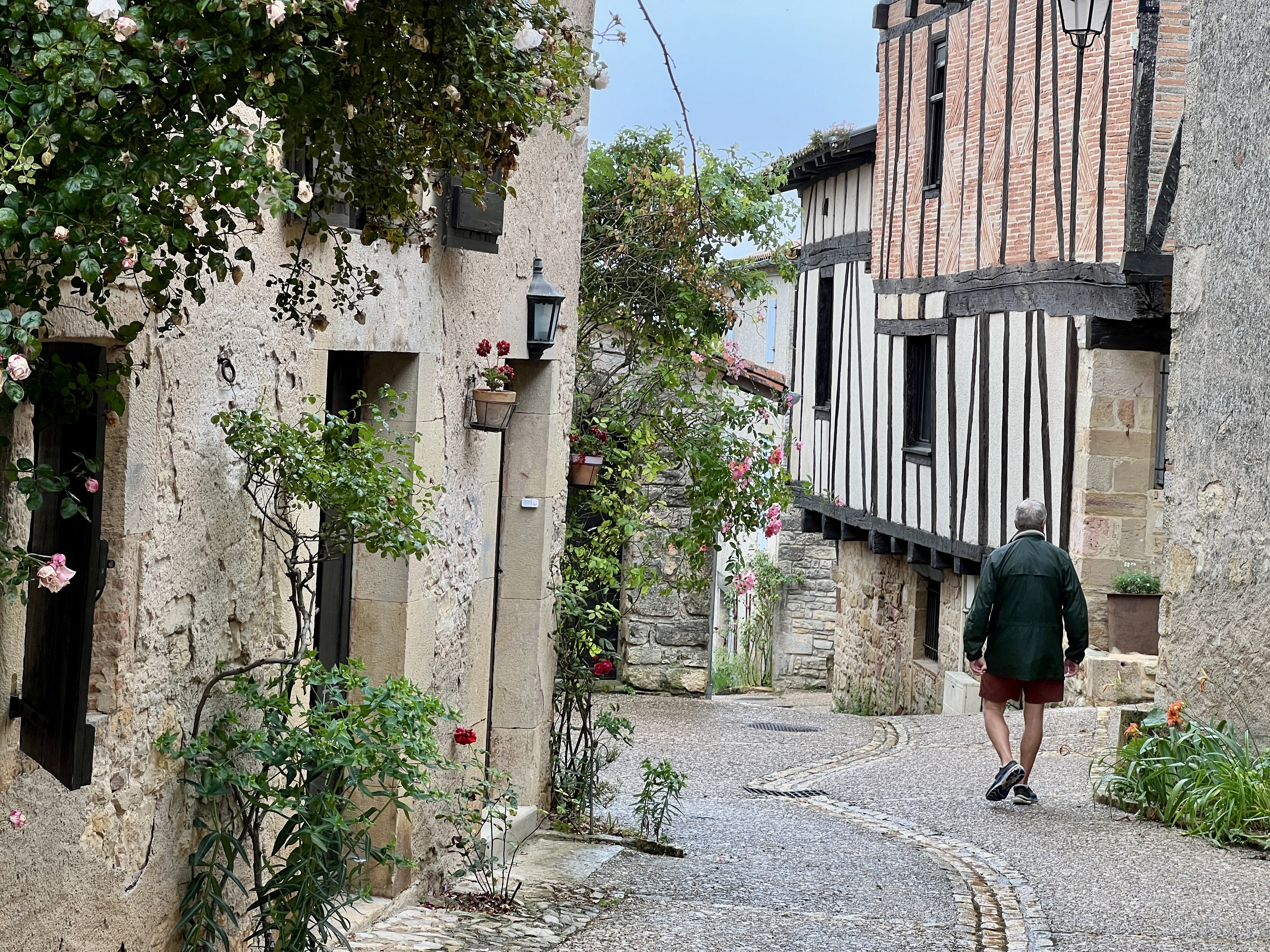 Wandering Puycelci's medieval streets