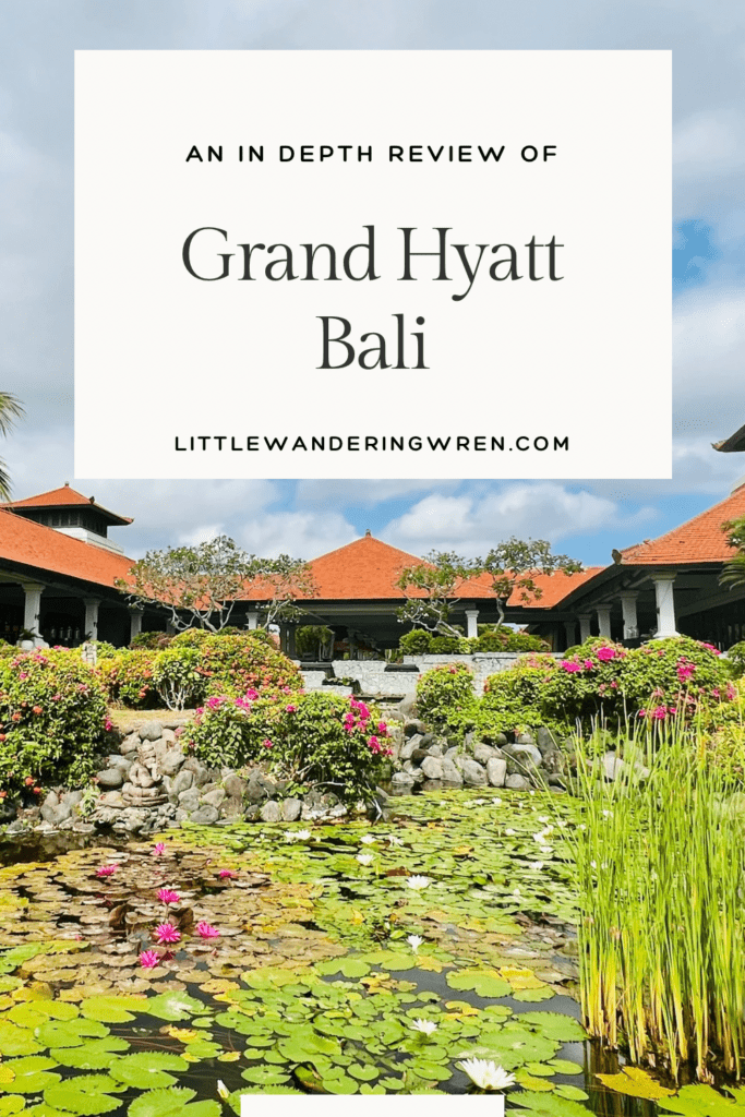 Pinterest Pin An indepth Review of Grand Hyatt Bali