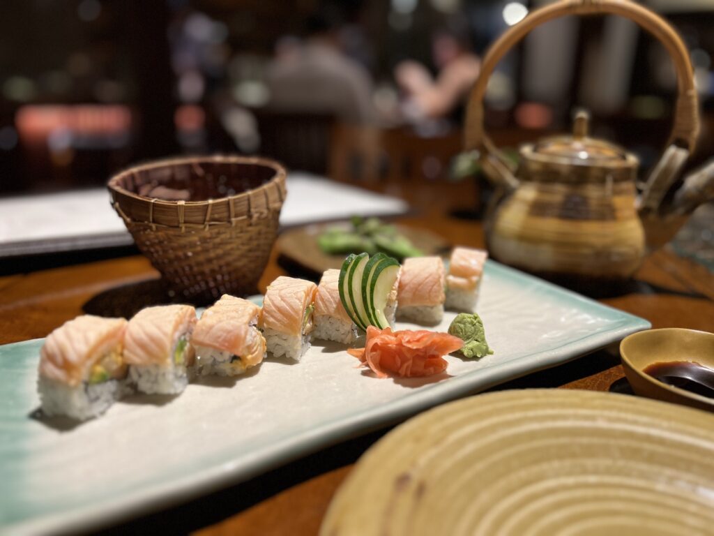 Sushi at Nampu Japanese restaurant.