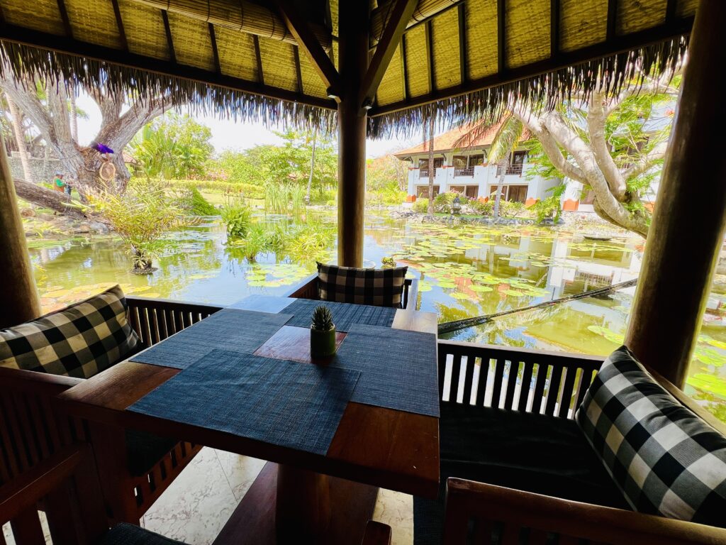 Water view from the Club Lounge