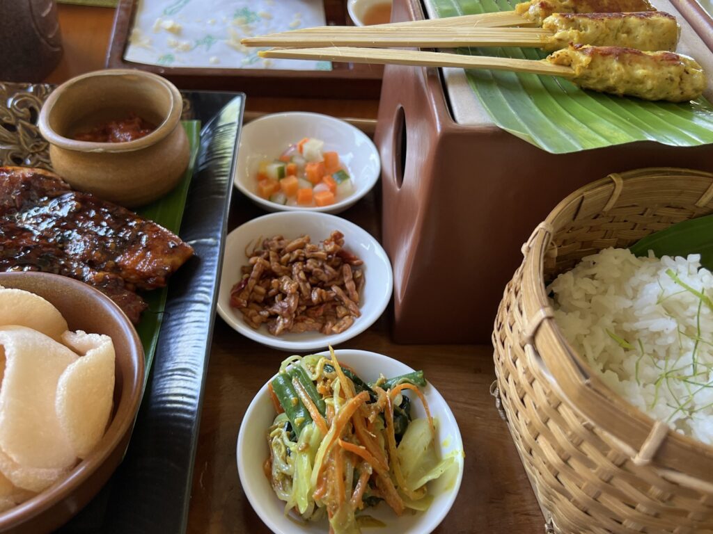 Lunch at Garden Cafe Grand Hyatt Bali