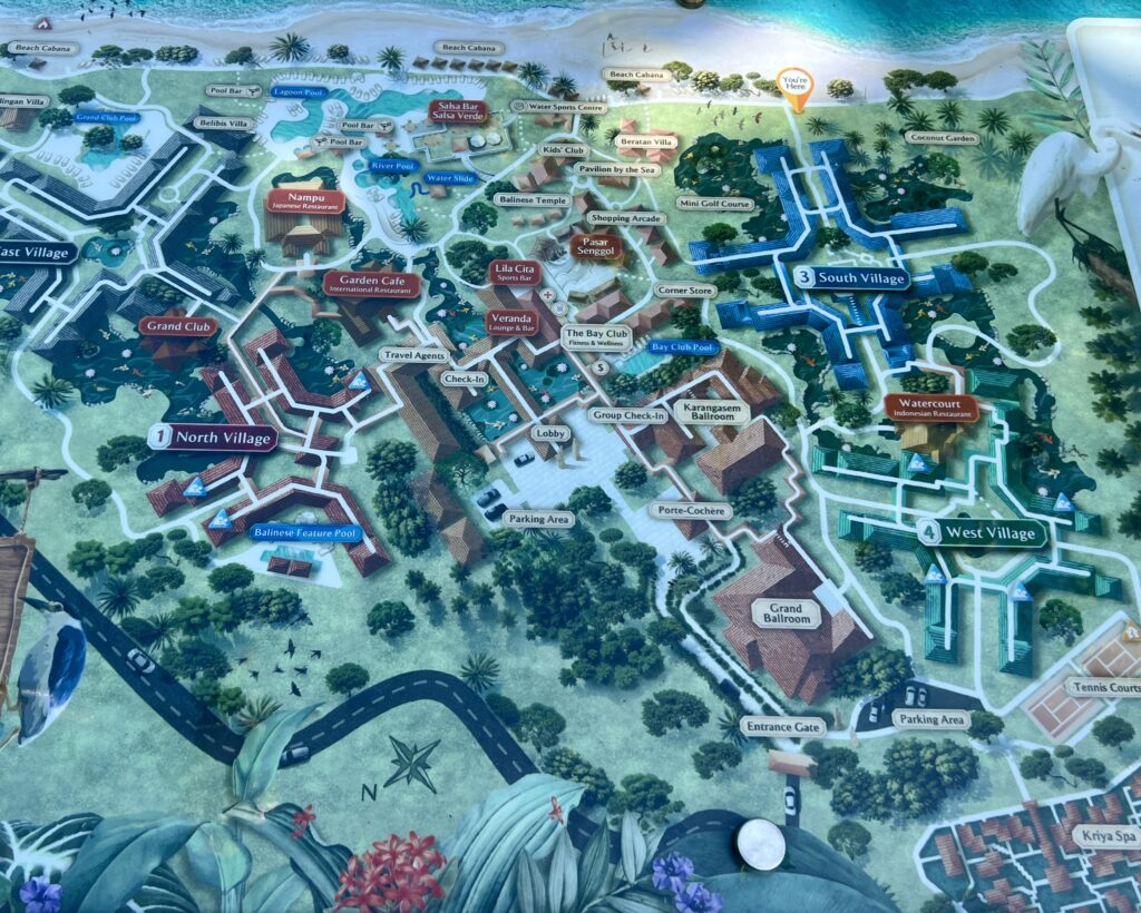 Grand Hyatt Bali map