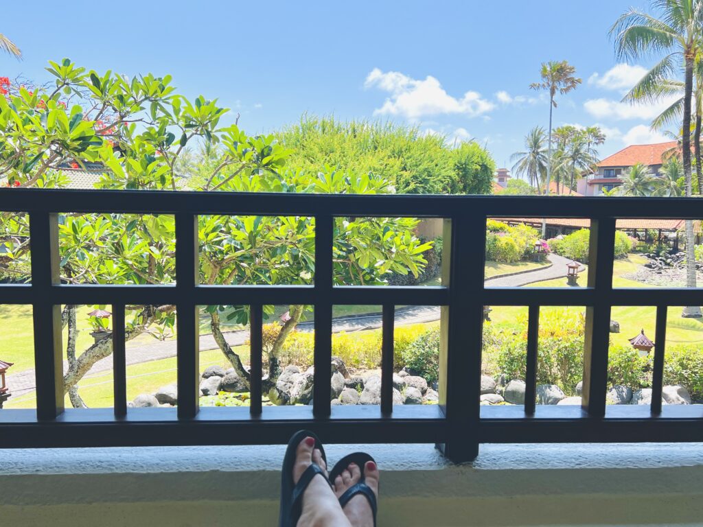 Room with a garden view