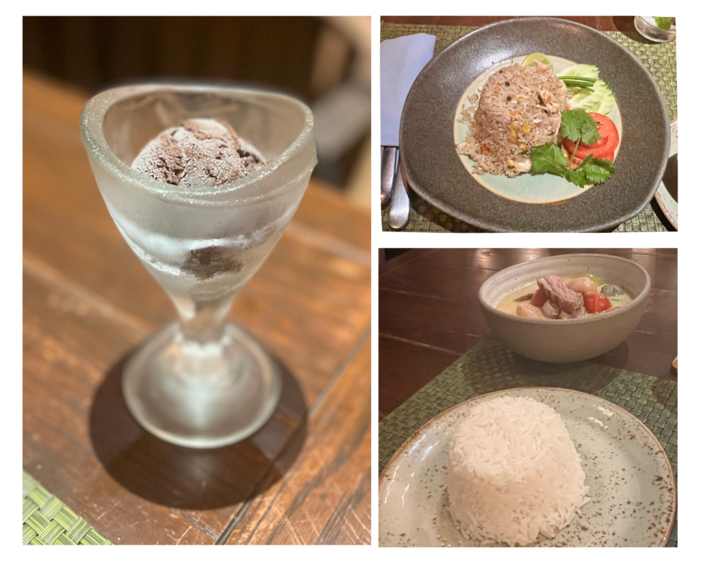 Dinner at Boho Thai Lifestyle Cafe, Kimpton Kitalay Samui 