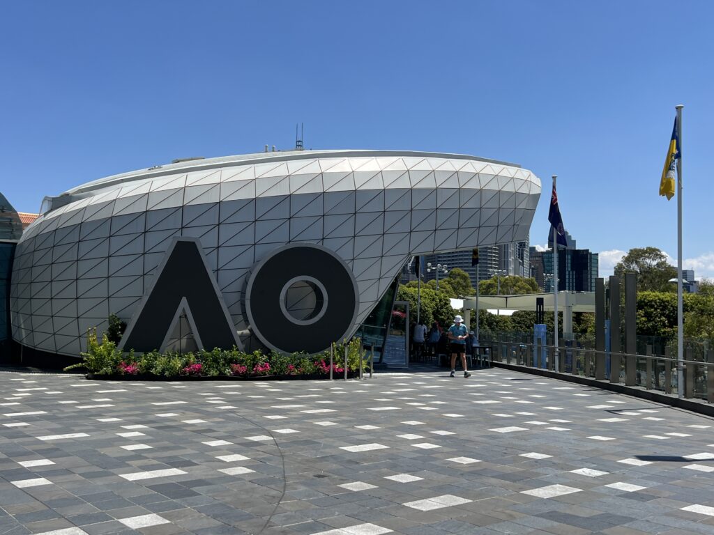 AO Big Sign Australian Open 2025