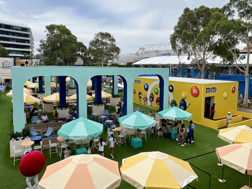 M&M Pop up Australian Open 2025