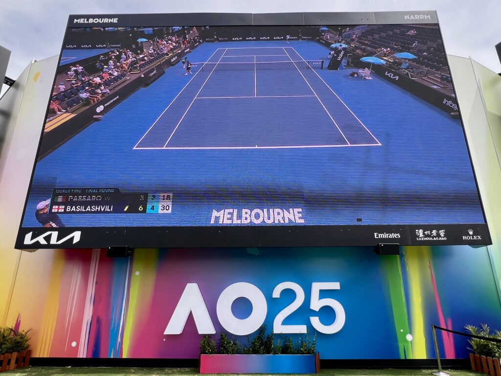 AO Big Screen Grand Slam Oval 2025