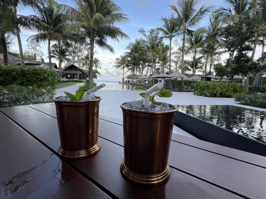 Cocktails at Kimpton Kitalay Samui