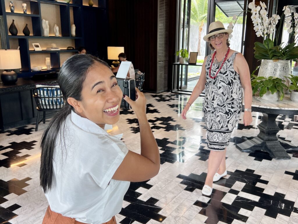 Leaving photo at Kimpton Kitalay Samui