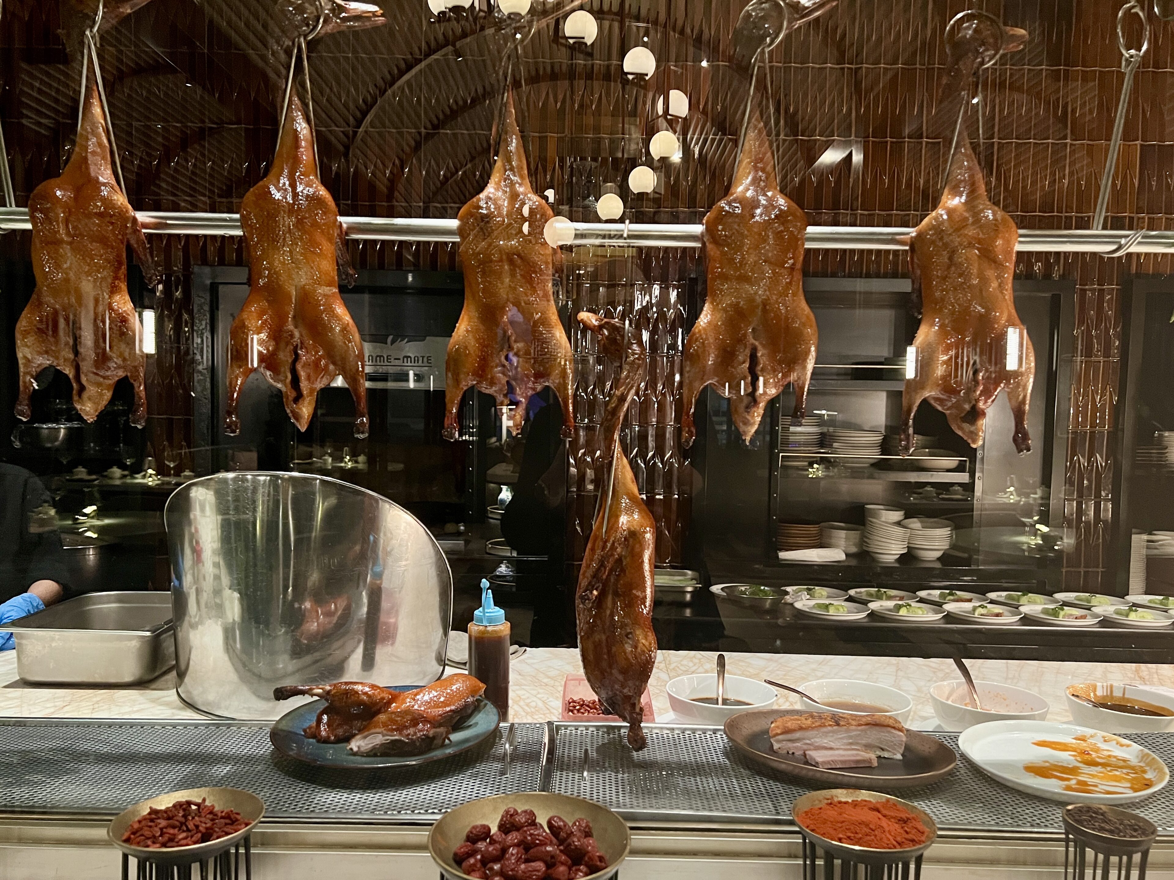 Duck at Paperduck restaurant at Swissotel Jakarta PIK Avenue
