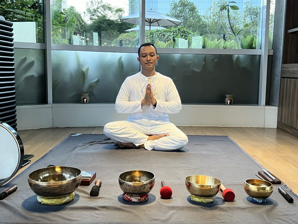Sound Bath Healing at Swissotel Jakarta PIK Avenue