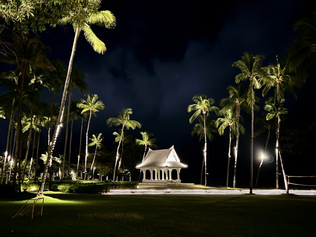 Night time at Centara Reserve Samui