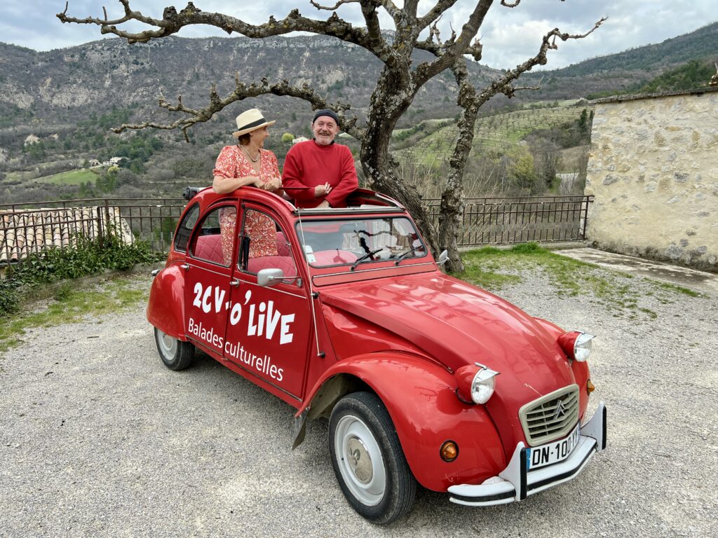 2CV O'live Tour of the Baronnies, Drôme Provençale
