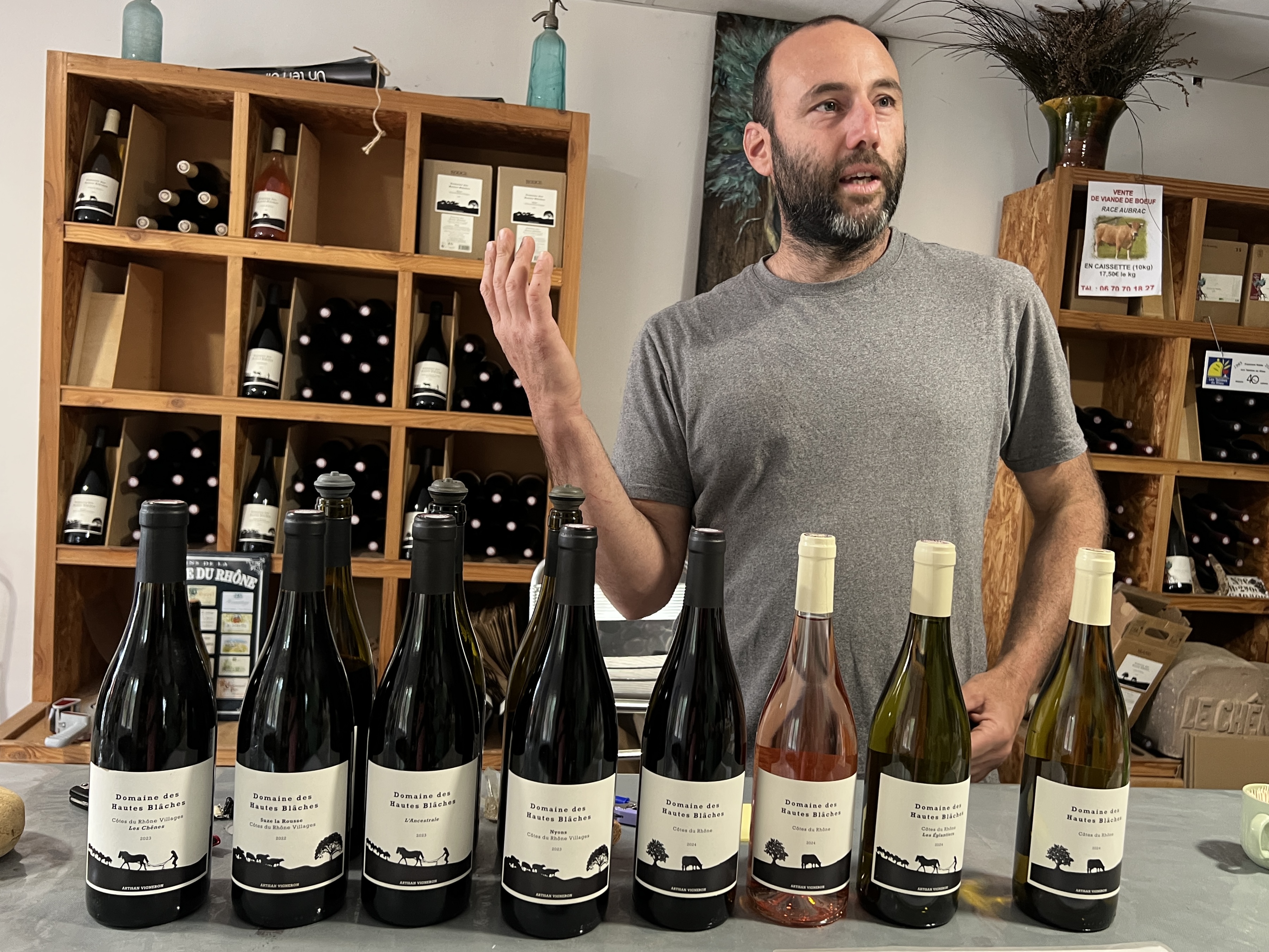 Thibaut Trollat at Domaine des Hautes Blaches