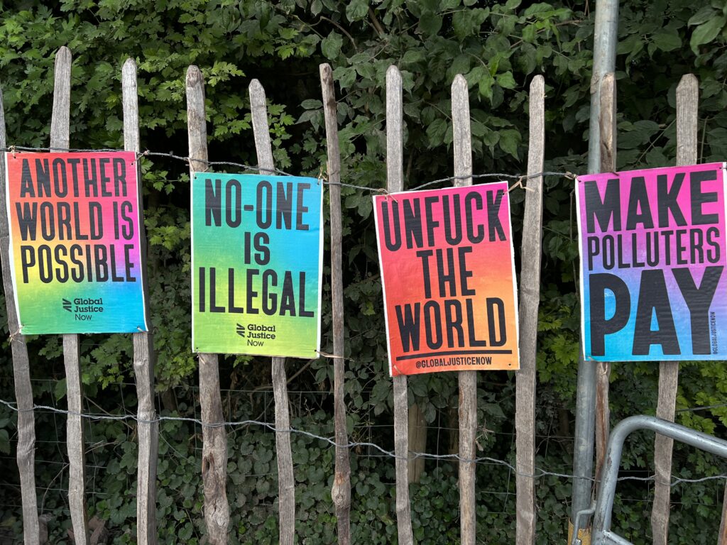 Glastonbury signs