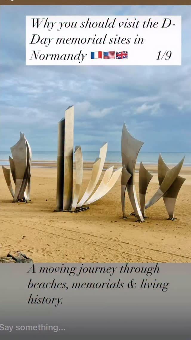 𝗡𝗼𝗿𝗺𝗮𝗻𝗱𝘆 𝗯𝗲𝗮𝗰𝗵𝗲𝘀 𝗗 𝗗𝗮𝘆 𝟮𝟬𝟮𝟱 - 

1. Why you should visit the D Day memorial sites in 𝗡𝗼𝗿𝗺𝗮𝗻𝗱𝘆.

2. Stand on 𝗢𝗺𝗮𝗵𝗮 𝗕𝗲𝗮𝗰𝗵 feel history beneath your feet. 

3. Walk among the crosses at 𝗔𝗺𝗲𝗿𝗶𝗰𝗮𝗻 𝗺𝗲𝗺𝗼𝗿𝗶𝗮𝗹 - nearly 10,000 graves - a powerful tribute to the lives lost for our freedom.

4. Honour the fallen at the 𝗕𝗿𝗶𝘁𝗶𝘀𝗵 𝗡𝗼𝗿𝗺𝗮𝗻𝗱𝘆 𝗺𝗲𝗺𝗼𝗿𝗶𝗮𝗹 too. 

5. 𝗪𝗶𝘁𝗻𝗲𝘀𝘀 𝗦𝘁𝗮𝗻𝗱𝗶𝗻𝗴 𝘄𝗶𝘁𝗵 𝗚𝗶𝗮𝗻𝘁𝘀 - 1,475 life sized silhouettes in silent tribute to the British fallen on D-Day. 

6. D-Day remembrance is global - we joined the Belgium unveiling a plaque to honour their fallen.

7. Visit Arromanches to see the incredible engineering of the floating Harbour.

8. A visit to Normandy is an incredible connection to the past, it’s 𝘦𝘮𝘰𝘵𝘪𝘰𝘯𝘢𝘭, 𝘶𝘯𝘧𝘰𝘳𝘨𝘦𝘵𝘵𝘢𝘣𝘭𝘦 𝘣𝘶𝘵 𝘪𝘮𝘱𝘰𝘳𝘵𝘢𝘯𝘵 𝘵𝘰 𝘬𝘦𝘦𝘱 𝘩𝘪𝘴𝘵𝘰𝘳𝘺 𝘢𝘭𝘪𝘷𝘦.

9. Lest we forget. 

𝗛𝗮𝘃𝗲 𝘆𝗼𝘂 𝘃𝗶𝘀𝗶𝘁𝗲𝗱 𝘁𝗵𝗲 𝗡𝗼𝗿𝗺𝗮𝗻𝗱𝘆 𝗗 𝗗𝗮𝘆 𝗹𝗮𝗻𝗱𝗶𝗻𝗴 𝗯𝗲𝗮𝗰𝗵𝗲𝘀? 

𝘋𝘰 𝘺𝘰𝘶 𝘩𝘢𝘷𝘦 𝘢𝘯𝘺 𝘧𝘢𝘮𝘪𝘭𝘺 𝘤𝘰𝘯𝘯𝘦𝘤𝘵𝘪𝘰𝘯𝘴 𝘵𝘰 𝘋 𝘋𝘢𝘺 : 𝟼 𝘵𝘩 𝘑𝘶𝘯𝘦 𝟷𝟿𝟺𝟺? 

#dday  #normandy